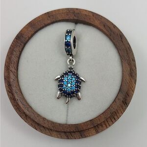 925 Sterling Silver Sea Turtle Ombre Charm